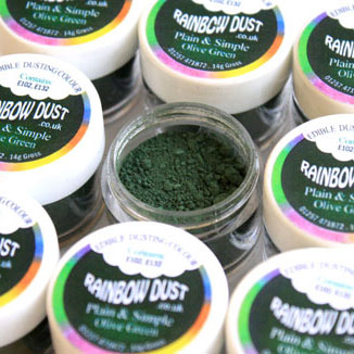 Rainbow Dust Pó Comestível Verde Azeitona