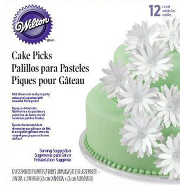 Wilton Daisy Flower Cake Picks